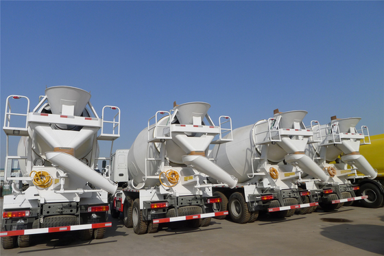 Sinotruck HOWO 6X4 8m3 9m3 10m3 camión mezclador de cemento con eje de accionamiento de doble reducción