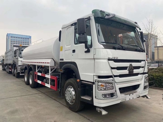 371HP 6X4 20000L 25000L camión de tanque de agua con dirección Zf8118 y transmisión Pto