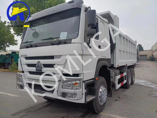 Sinotruck usado HOWO 6X4 371HP descargador de volante con eje delantero 9 toneladas de capacidad de carga