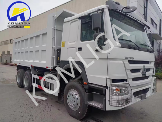 Sinotruck usado HOWO 6X4 371HP descargador de volante con eje delantero 9 toneladas de capacidad de carga