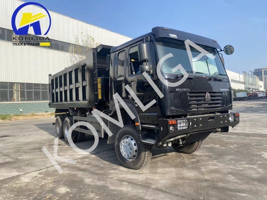 Sinotruck usado HOWO 6X4 371HP descargador de volante con eje delantero 9 toneladas de capacidad de carga