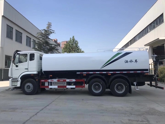 1X9000 Kgs Eje delantero Dongfeng 6X4 25 20 metros cúbicos camión cisterna de agua de rociado