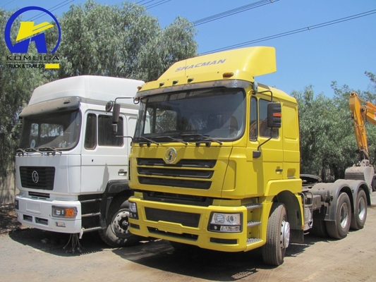 Hw19710 Transmisión Tractor usado camión Shacman F3000 10 ruedas 6X4 cabeza de semirremolque