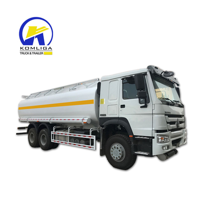 336HP Sinotruck HOWO 6X4 20000L 25m3 camión cisterna de combustible con construcción duradera