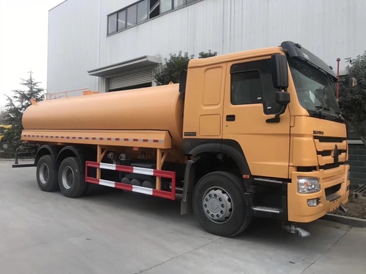 SINOTRUK HOWO 6X4 Camión con tanque de combustible usado 20m3 25m3 375HP 371HP Wd615.69 Capacidad del motor&gt; 8L
