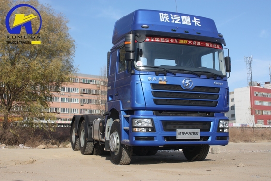 Usado Shacman F3000 6X4 10 ruedas Semi remolque cabeza de primer motor 375HP Certificación de neumáticos GCC