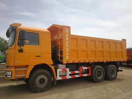 Capacidad de carga de 9 toneladas Blanco Shacman F3000 6X4 camión de descarga de minería