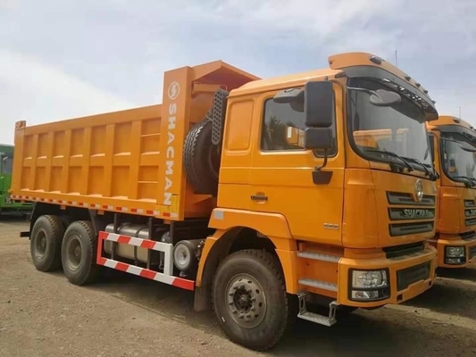 Capacidad de carga de 9 toneladas Blanco Shacman F3000 6X4 camión de descarga de minería