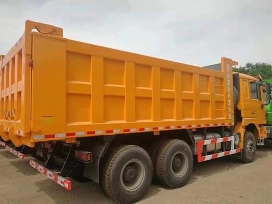 Capacidad de carga de 9 toneladas Blanco Shacman F3000 6X4 camión de descarga de minería