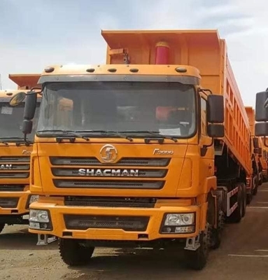Capacidad de carga de 9 toneladas Blanco Shacman F3000 6X4 camión de descarga de minería