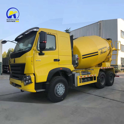 Sinotruk HOWO 8 Cbm 9cbm 10cbm camión mezclador de cemento con una potencia máxima de 300-400 caballos de fuerza