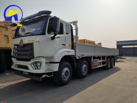 Sinotruk Sinotruck HOWO Hohan 8*4 Caída lateral camioneta de cama plana con remolque completo