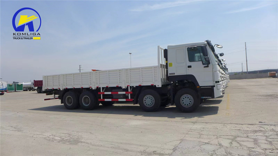 Sinotruk Sinotruck HOWO Hohan 8*4 Caída lateral camioneta de cama plana con remolque completo