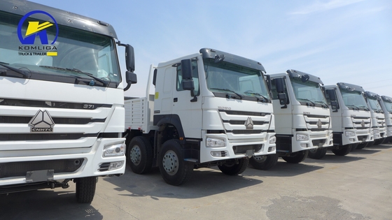 Sinotruk Sinotruck HOWO Hohan 8*4 Caída lateral camioneta de cama plana con remolque completo
