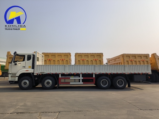 Sinotruk Sinotruck HOWO Hohan 8*4 Caída lateral camioneta de cama plana con remolque completo