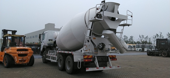 8-10cbm HOWO Shacman camión mezclador de cemento transmisión manual para África