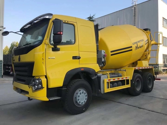 8-10cbm HOWO Shacman camión mezclador de cemento transmisión manual para África