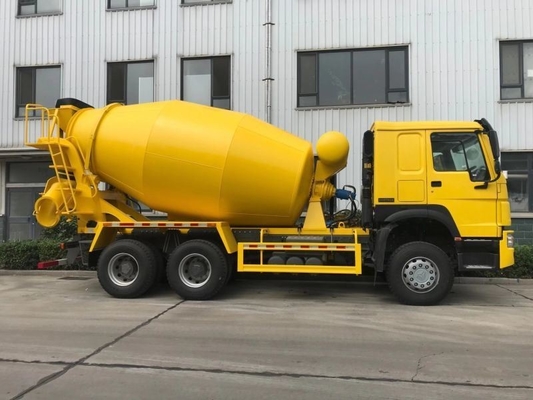 8-10cbm HOWO Shacman camión mezclador de cemento transmisión manual para África