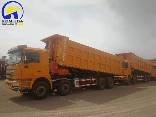 Shacman 6X4 10 ruedas 380HP Minería tirador tirador descargador usado con LHD / RHD