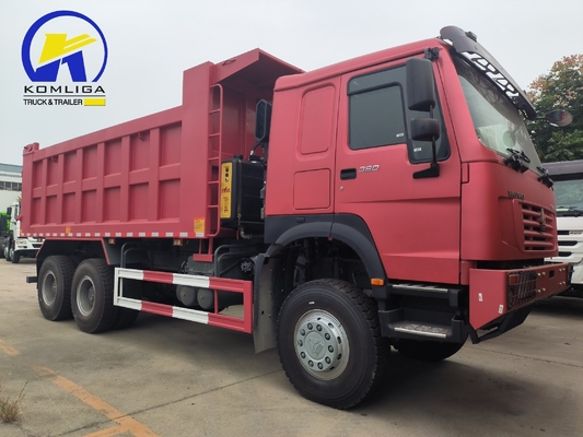 351-450hp Euro 5 6X4 20-30 toneladas de trabajo pesado 3 ejes 10 ruedas Sinotruk HOWO camión de basura usado