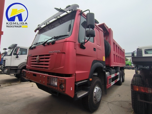 351-450hp Euro 5 6X4 20-30 toneladas de trabajo pesado 3 ejes 10 ruedas Sinotruk HOWO camión de basura usado