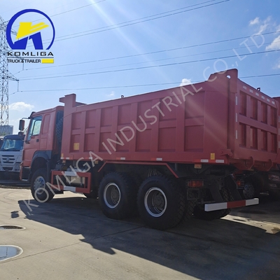 6X4 20-30 toneladas de trabajo pesado 3 ejes 10 ruedas Sinotruk HOWO camión de descarga usado con 371 CV