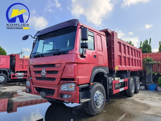 6X4 20-30 toneladas de trabajo pesado 3 ejes 10 ruedas Sinotruk HOWO camión de descarga usado con 371 CV