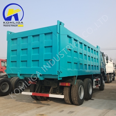 Camión de descarga usado Estilo de elevación frontal 20-30 toneladas 6X4 3 ejes 10 ruedas Sinotruk HOWO
