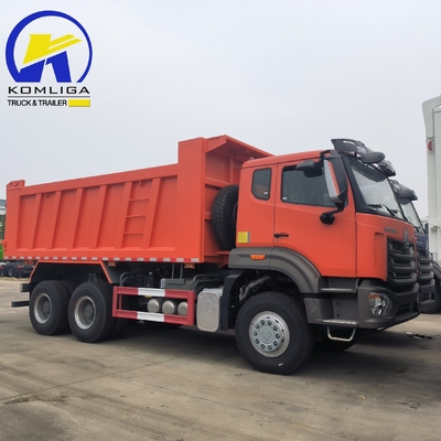 Sinotruk HOWO camión de descarga usado 10 ruedas 3 ejes 6X4 Bajo kilometraje de carga pesada 8500 * 2500 * 3400mm
