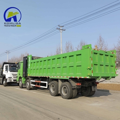 Camión de descarga usado 371HP 380HP 400HP 40tons Sinotruk HOWO Camión de retroceso 8X4 12 ruedas