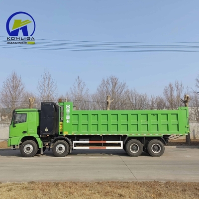 Camión de descarga usado 371HP 380HP 400HP 40tons Sinotruk HOWO Camión de retroceso 8X4 12 ruedas