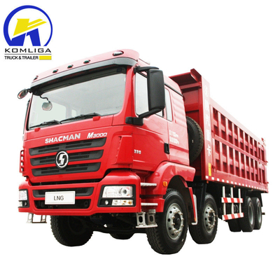 Potencia 351-450hp Shacman M3000 H3000 8X4 12 ruedas camión triper camión usado