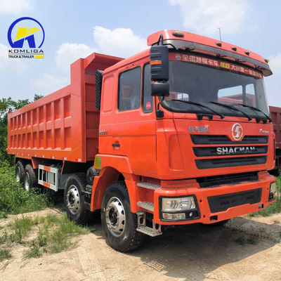 Camión de descarga de segunda mano Shacman F3000 8X4 usado en Zimbabwe