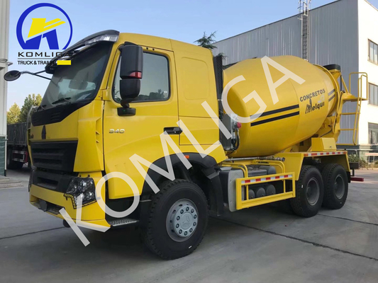 Sinotruk Construction Mobile 6X4 camión de mezcla de cemento usado con sistema de dirección Zf8118
