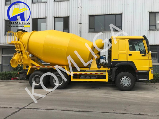 Sinotruk Construction Mobile 6X4 camión de mezcla de cemento usado con sistema de dirección Zf8118