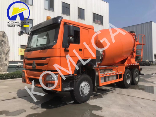 Sinotruk Construction Mobile 6X4 camión de mezcla de cemento usado con sistema de dirección Zf8118