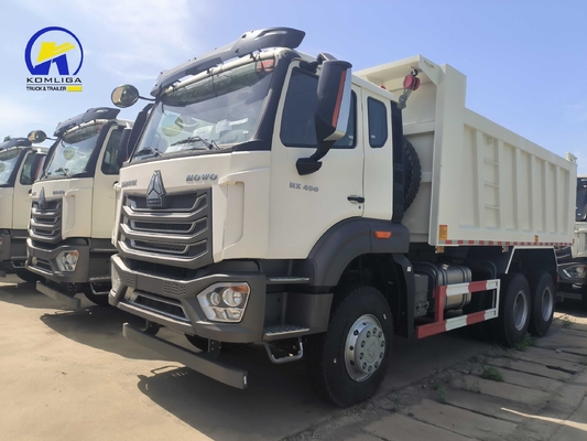 Sinotruk de segunda mano HOWO Camiones con tirador 6X4 10 ruedas 371HP 380HP 400HP Camión de basura usado
