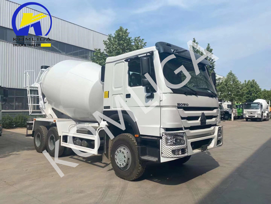 Sinotruk 6X4 Camión de mezcla de hormigón de minería usado con capacidad de carga de 16 toneladas Eje trasero