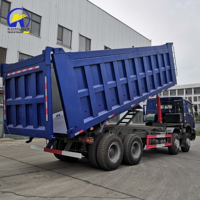 Utilizado HOWO camión de descarga 8X4 12 ruedas 371HP 380HP 400HP estilo de elevación frontal en buen estado
