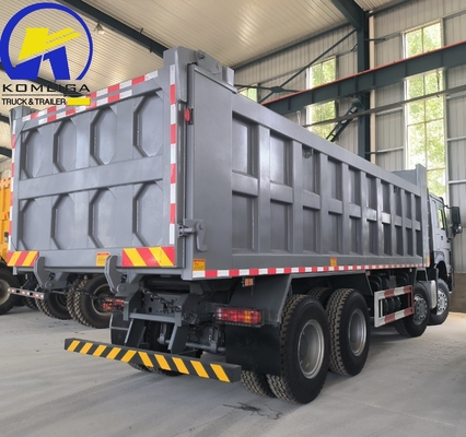 Sinotruk HOWO Camión de retroceso 8X4 12 ruedas 371HP 380HP 400HP 430HP 50 toneladas Usado y camión de descarga