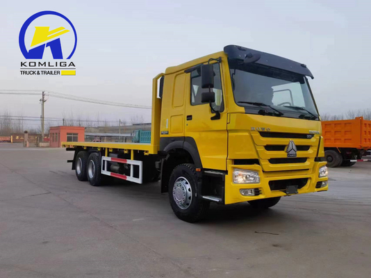 Camión de carga de 10 ruedas Sinotruk HOWO/Shacman/Dongfeng/FAW Camión de cubierta plana