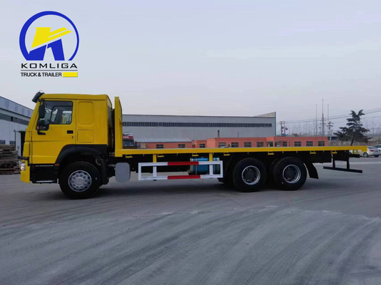 Camión de carga de 10 ruedas Sinotruk HOWO/Shacman/Dongfeng/FAW Camión de cubierta plana