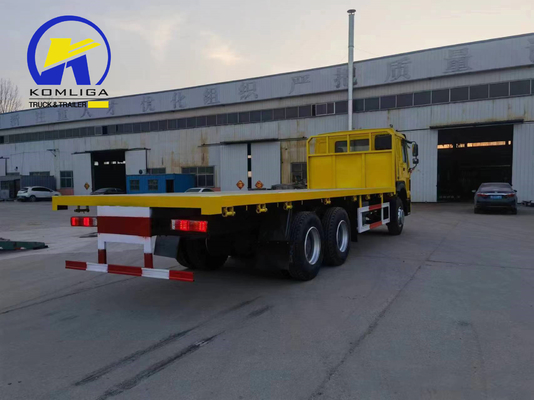 Camión de carga de 10 ruedas Sinotruk HOWO/Shacman/Dongfeng/FAW Camión de cubierta plana