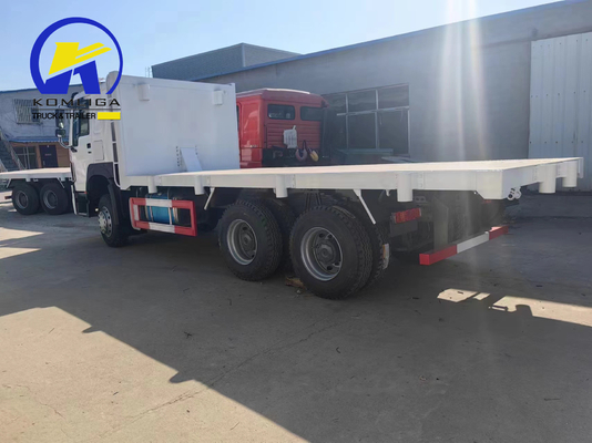 Camión de carga de 10 ruedas Sinotruk HOWO/Shacman/Dongfeng/FAW Camión de cubierta plana