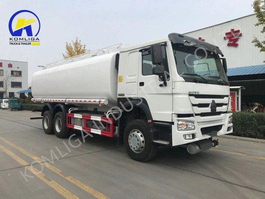 Manual 6X4 20cbm 25cbm 20000/25000 litros Sinotruck HOWO Shacman Camión con tanque de combustible diésel