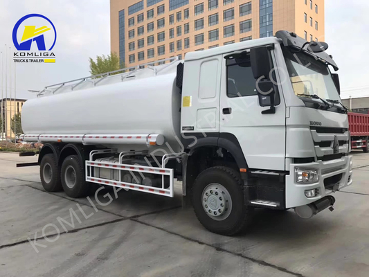 Manual 6X4 20cbm 25cbm 20000/25000 litros Sinotruck HOWO Shacman Camión con tanque de combustible diésel