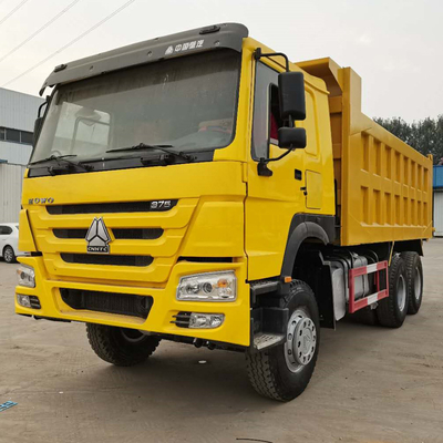 375 CV de segunda mano HOWO Sinotruk camión de descarga en buen estado 6X4 asientos ≤5 Euro 2