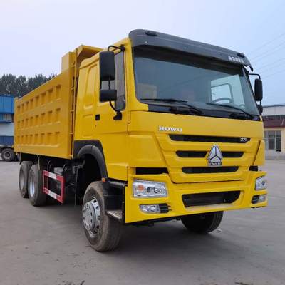 375 CV de segunda mano HOWO Sinotruk camión de descarga en buen estado 6X4 asientos ≤5 Euro 2