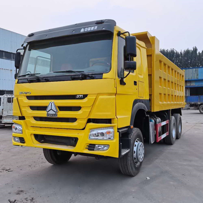 375 CV de segunda mano HOWO Sinotruk camión de descarga en buen estado 6X4 asientos ≤5 Euro 2
