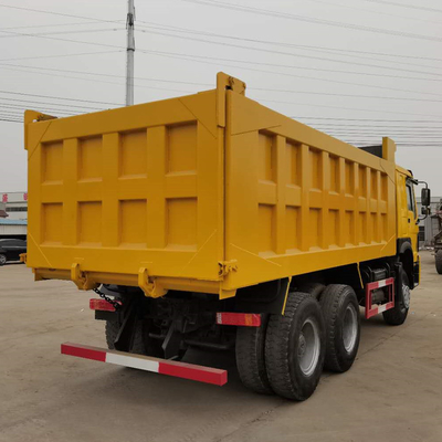 375 CV de segunda mano HOWO Sinotruk camión de descarga en buen estado 6X4 asientos ≤5 Euro 2